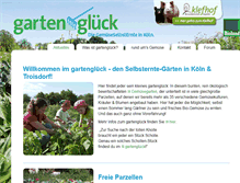 Tablet Screenshot of gartenglueck.info